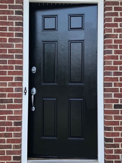 black paint for metal house door|exterior paint for steel doors.